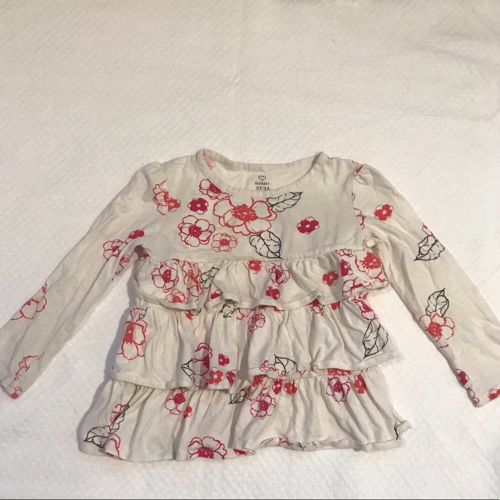 🎀 Carter’s 3T Ruffled Long Sleeve 🎀 - Picture 5 of 5